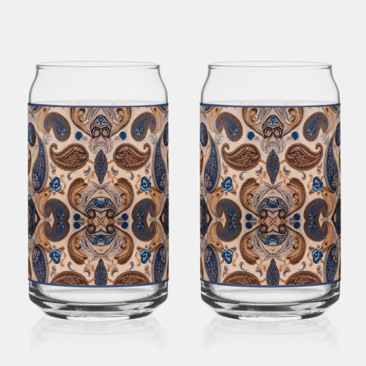Paisley Soda Glass Blikvorm Glas (Achterkant)
