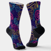 Paisley Sokken (Gebogen)