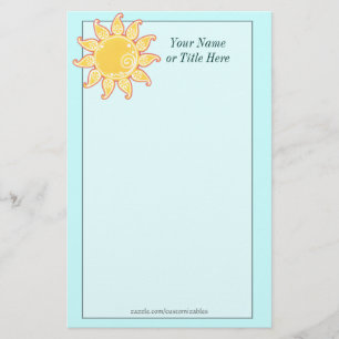 Paisley Sun Stationery Briefpapier