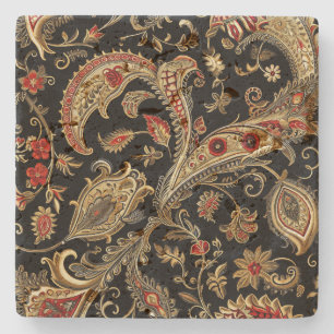 Paisley, Victoriaans, Gotisch, Stenen Onderzetter