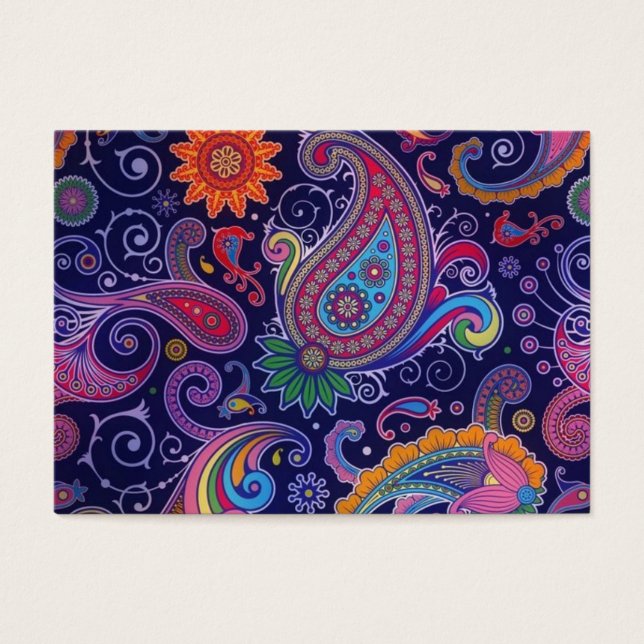 Paisley violet rose (Devant)