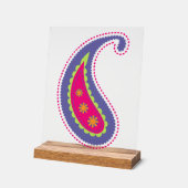 Paisley violet rose (Angle)