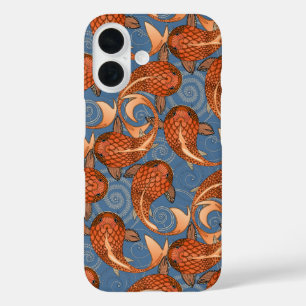 paisley visdenim iPhone 16 hoesje