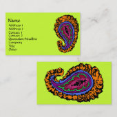 Paisley Visitekaartje (Voorkant / Achterkant)