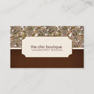 Paisley Visitekaartjes