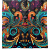 Paisley Vivid Bold Douchegordijn (Voorkant)