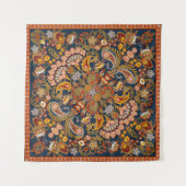  paisleybandafdruk, halsdoek of wandkleed (Voorkant (horizontaal))