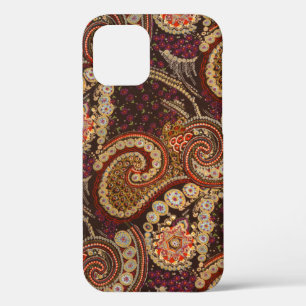 paisleypatroon iPhone 12 pro hoesje