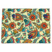  paisleypatroon op geel groot cadeauzakje (Voorkant)