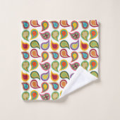 Paisleys Atomiques  (Gant de toilette)