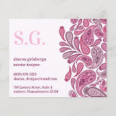 Paisleys Elegant Flyer (Achterkant)