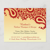 Paisleys Elegant Flyer (Achterkant)