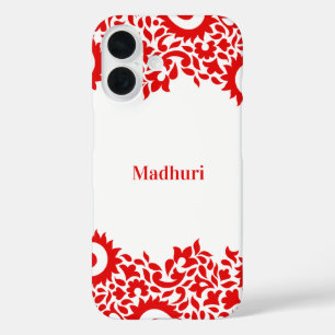 Paisleys Indian iPhone 16 Hoesje