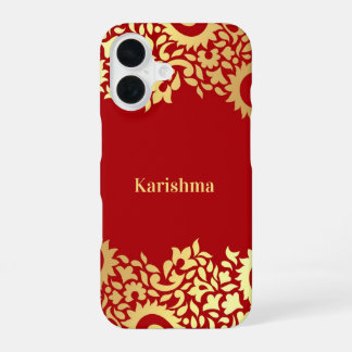 Paisleys Indian iPhone 16 Hoesje