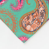 Paisleys Pattern Fleece Deken (Hoek)