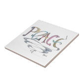 Paix 4 x carreau de céramique 4 (Côté)