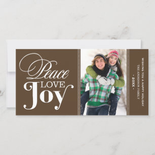 PAIX AIMER JOIE   CARTE PHOTO VACANCES