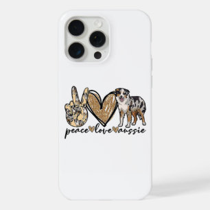 Paix, Amour, Aussie, chien de berger australien, A