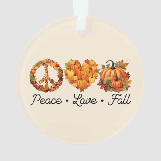 Paix, Amour, Automne - Vibes d'automne douillettes (dos)
