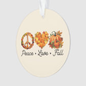 Paix, Amour, Automne - Vibes d'automne douillettes (devant)