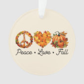 Paix, Amour, Automne - Vibes d'automne douillettes (devant)