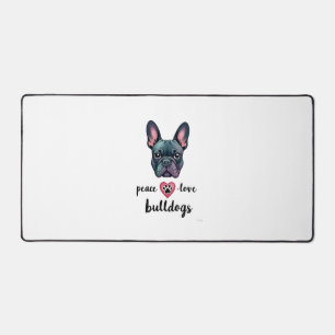 Paix Amour Bouledogues Galaxie Vintage Bouledogue 