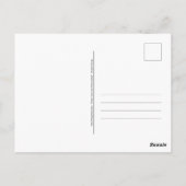 Paix, Amour et Croisement ! Carte postale super (Dos)