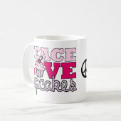 Paix, amour et petits gâteaux ! Tasse (Devant gauche)