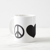 Paix, amour, et tasse de Kettlebell" (Devant gauche)