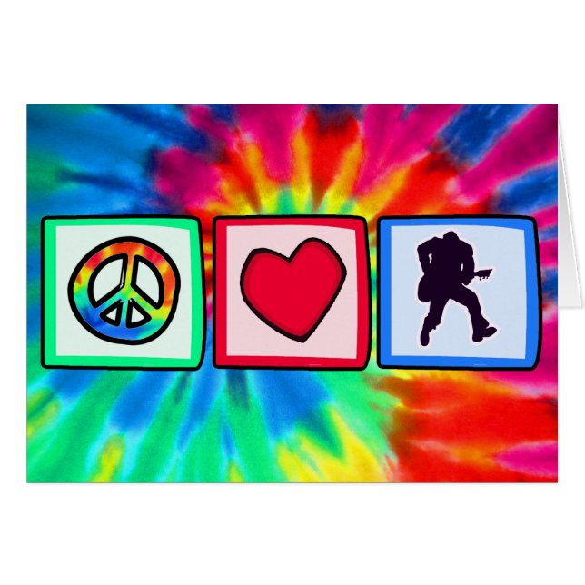 Paix, amour, guitares (Devant horizontal)