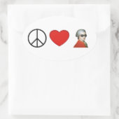 Paix, Amour, Mozart - sticker pour les mélomanes ! (Sac)