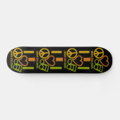 Paix. Amour. Musique. skateboard (Horz)