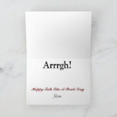 Paix, Amour, Pirate ! Carte (Intérieur)