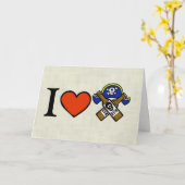 Paix, Amour, Pirate ! Carte (Fleur jaune)