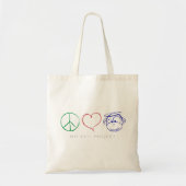 Paix, Amour, Sacs aux singes (Devant)