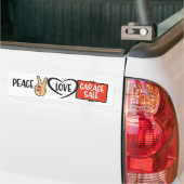 Paix, Amour, Sticker Vente Garage (Sur camion)