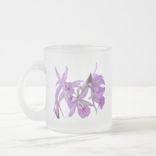 Paix, Be Still floral orchidée mug (Gauche)