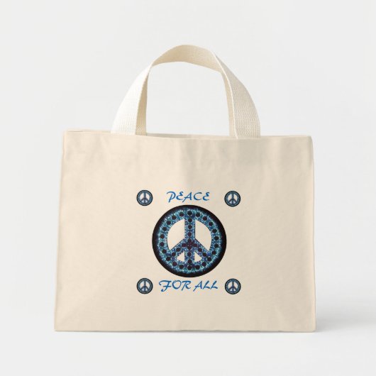 paix bleue pour tous les sacs (Devant)