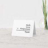 Paix — carte de note (Devant)