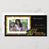 Paix Carte photo de vacances (Devant / Derrière)