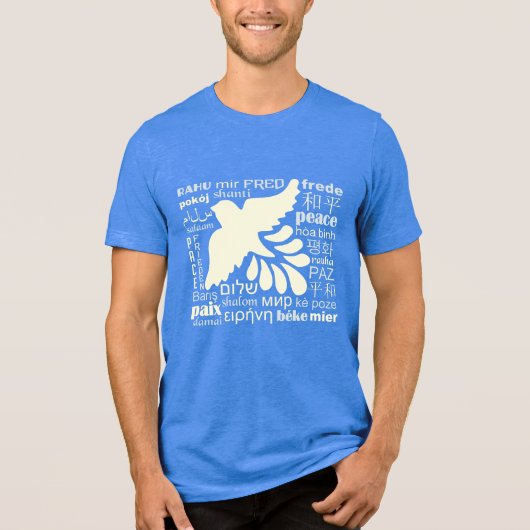 PAIX dans de nombreuses langues chemises et vestes (Recto)