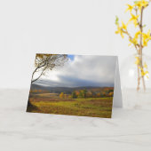 Paix dans la carte de note du Vermont (Fleur jaune)