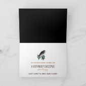 Paix dans la nature Carte de voeux de Noël (Intérieur)