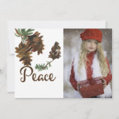 Paix dans la nature Noël Carte photo de vacances (Devant)