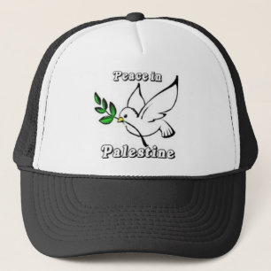 Paix dans le casquette de colombe de la Palestine