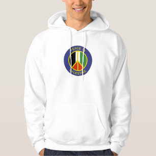 Paix dans le sweat - shirt à capuche de la