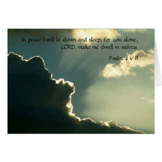 Paix du Seigneur série | Psaume 4 v 8