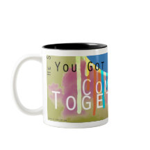 Paix "ensemble venue" tasse