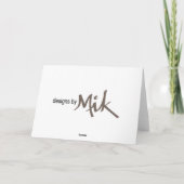 Paix, espoir, carte de Noël d'amour (Dos)