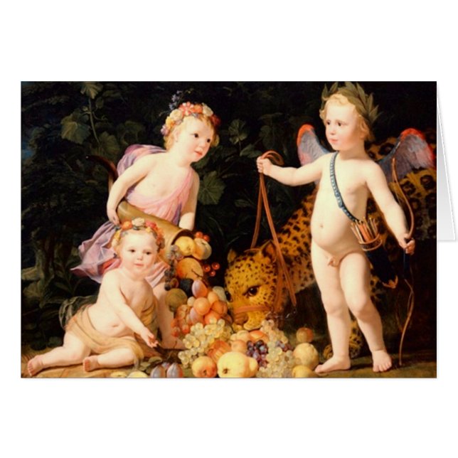 Paix et abondance par Gerrit van Honthorst (Devant horizontal)